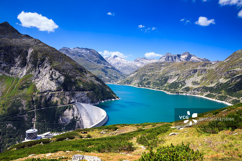 科尔布赖恩大坝湖泊图片素材