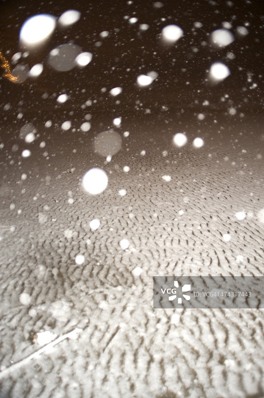 沙滩雪景图片素材