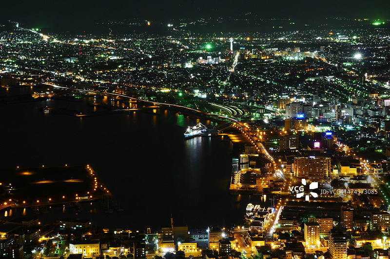 函馆湾图片素材