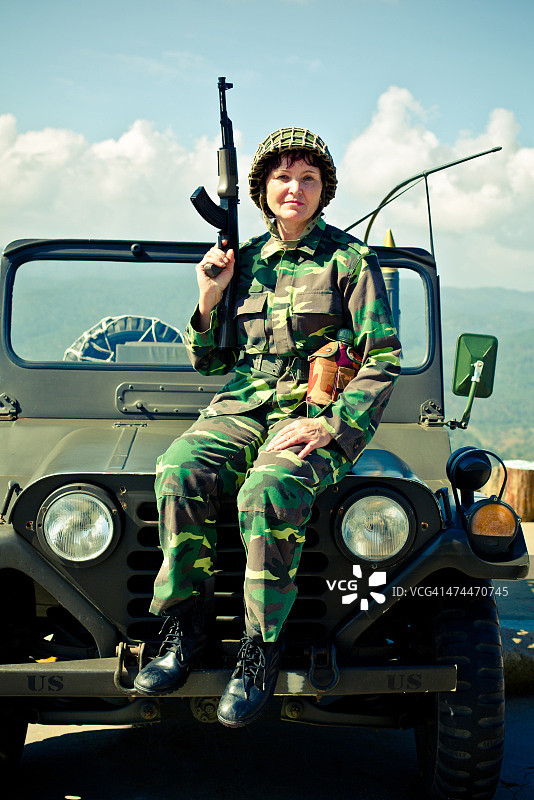 女军人图片素材