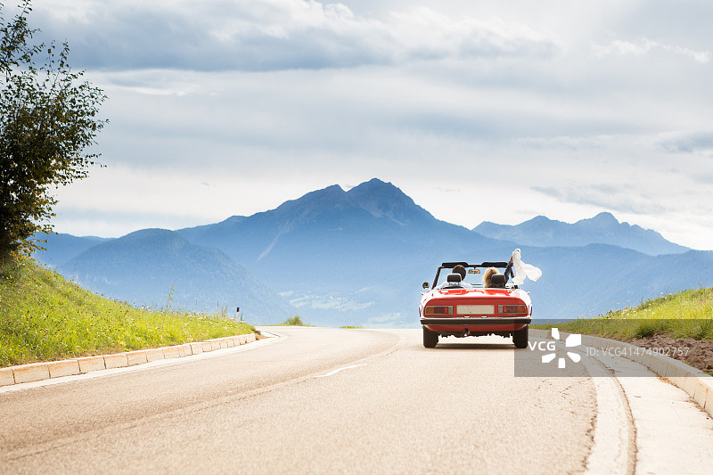 敞篷车旅行图片素材