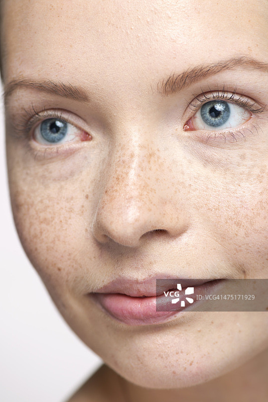 年轻女人的特写图片素材