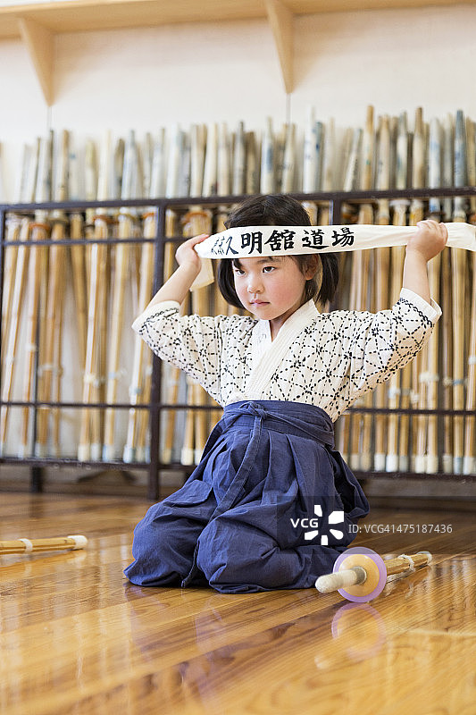 剑道少女学生图片素材