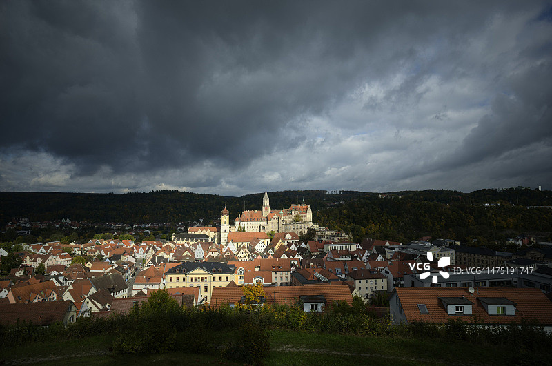 德国巴登-符腾堡州锡格马林根城堡景观图片素材