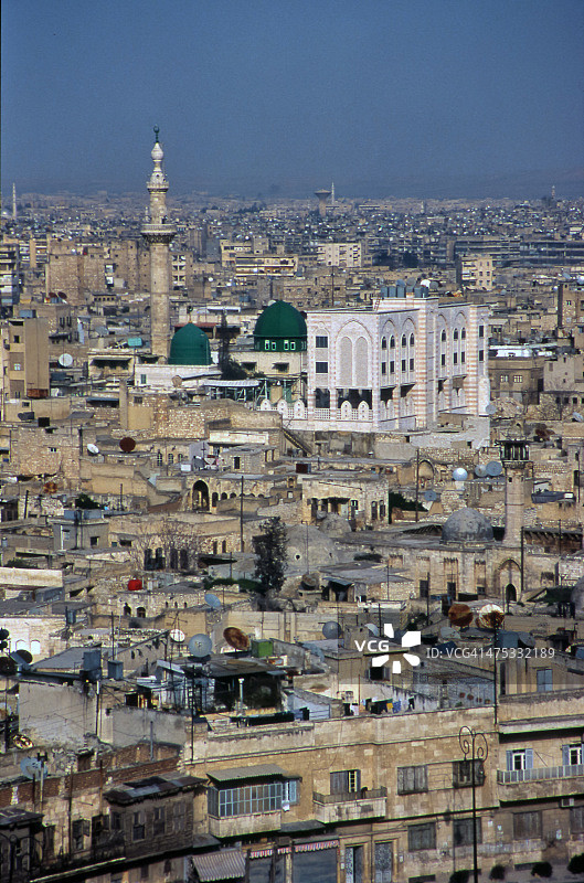 阿勒颇城市全景图片素材