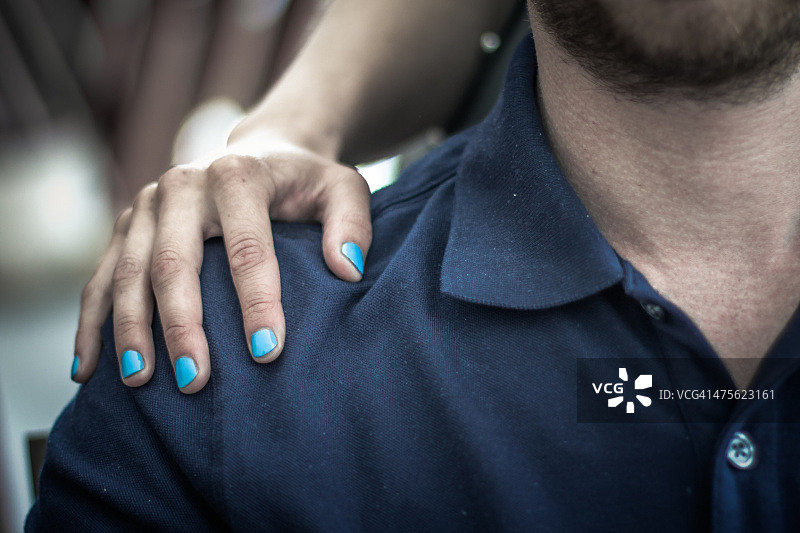 彩色美甲图片素材