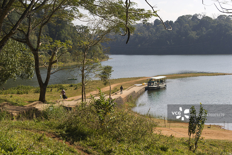 佩里亚尔国家公园游船码头图片素材