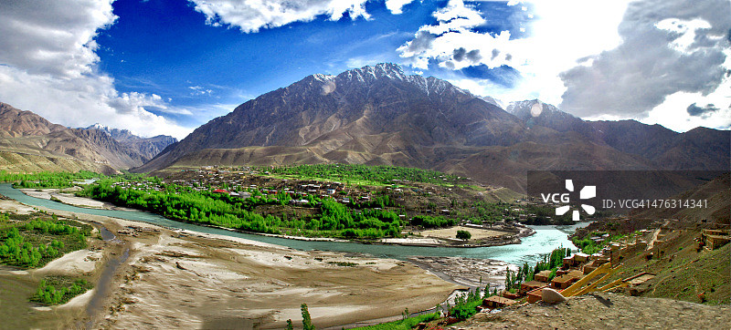 卡吉尔村庄图片素材