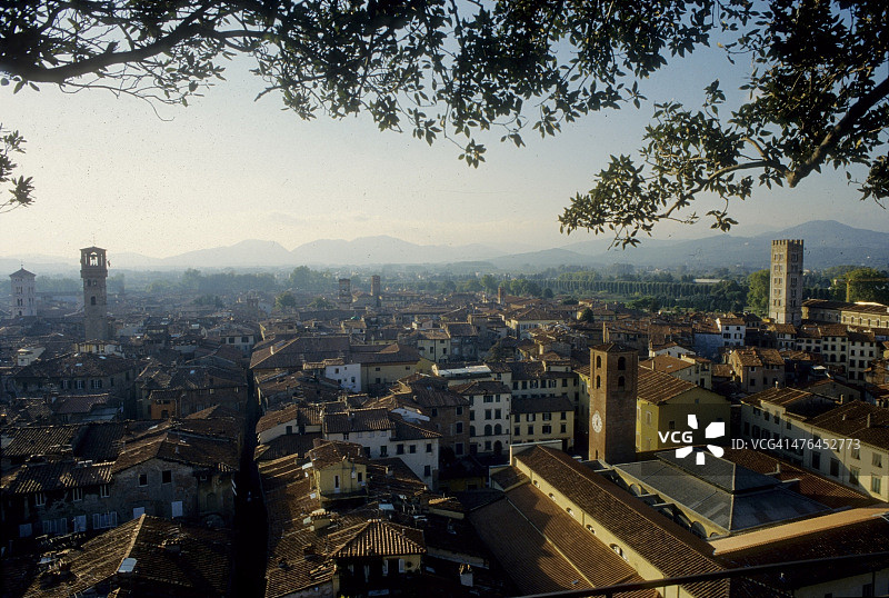从吉尼基塔看到的卢卡景色图片素材