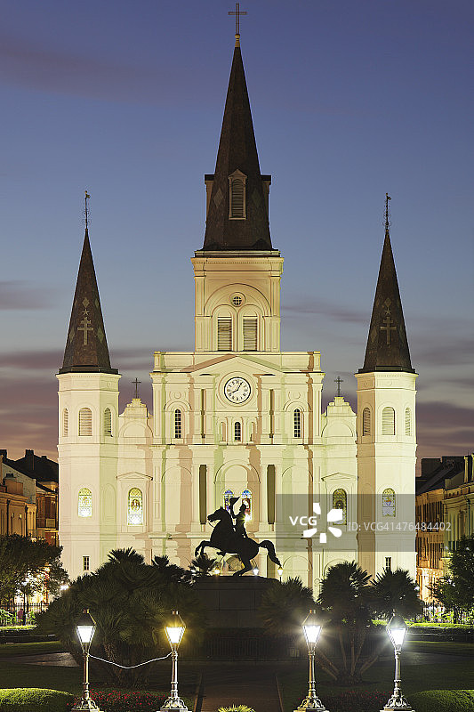 新奥尔良圣路易斯大教堂图片素材