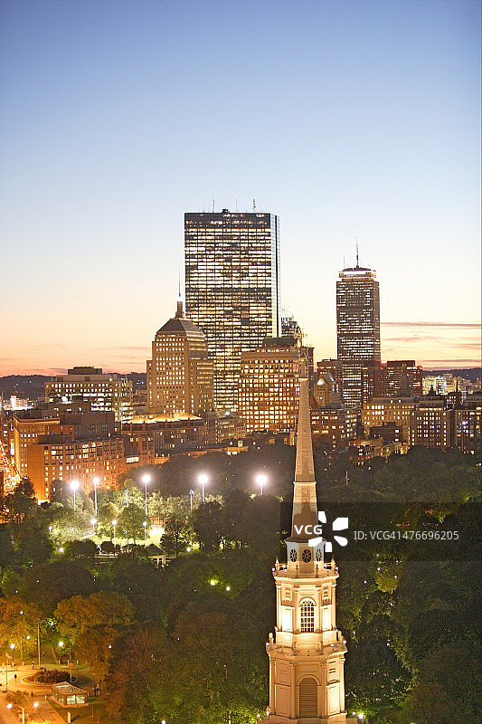 公园街教堂图片素材