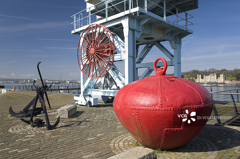 查塔姆的码头区建筑，肯特，英格兰图片素材