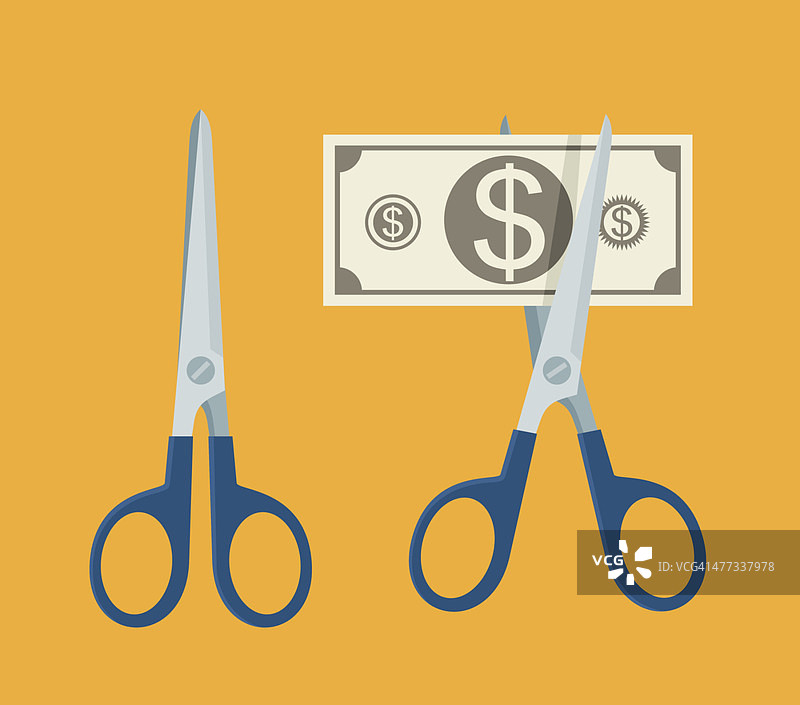 预算削减图片素材