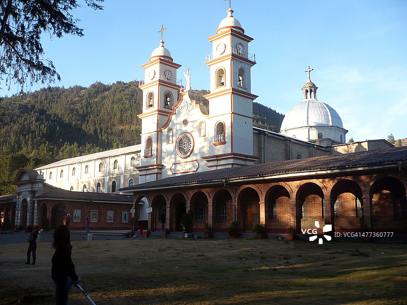 奥科帕修道院和教堂-豪哈-秘鲁图片素材