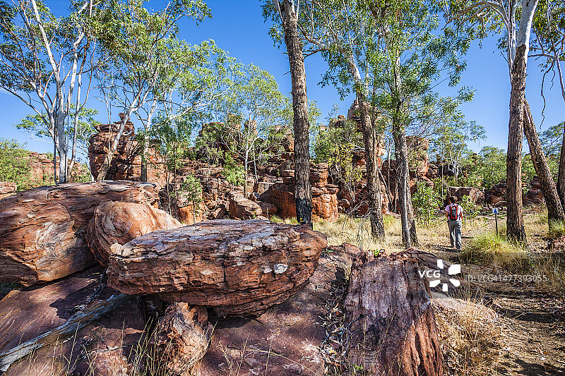 南部失落之城徒步道图片素材