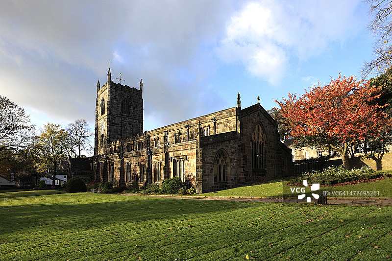 斯基普顿秋季教堂图片素材
