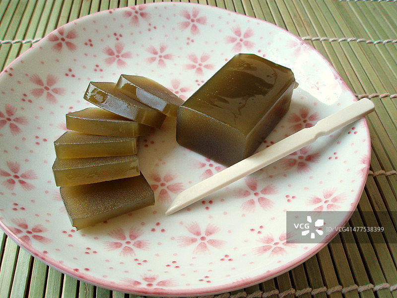 抹茶羊羹图片素材