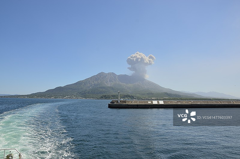 火山爆发图片素材