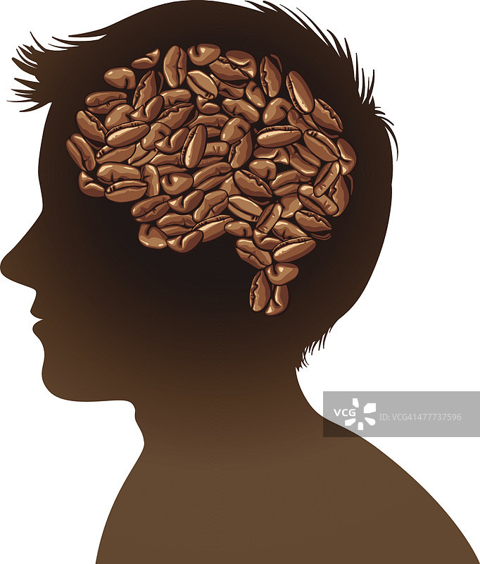 咖啡脑图片素材