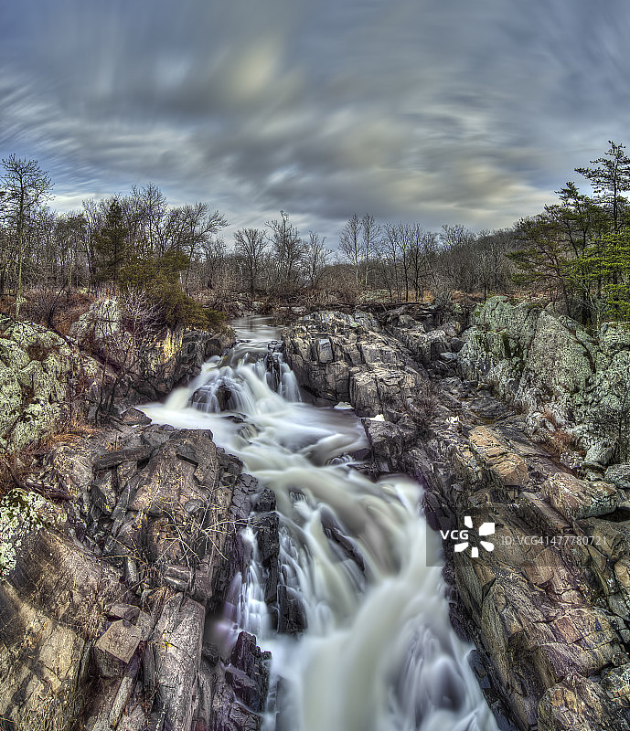 马里兰州大瀑布奥姆斯特德岛图片素材