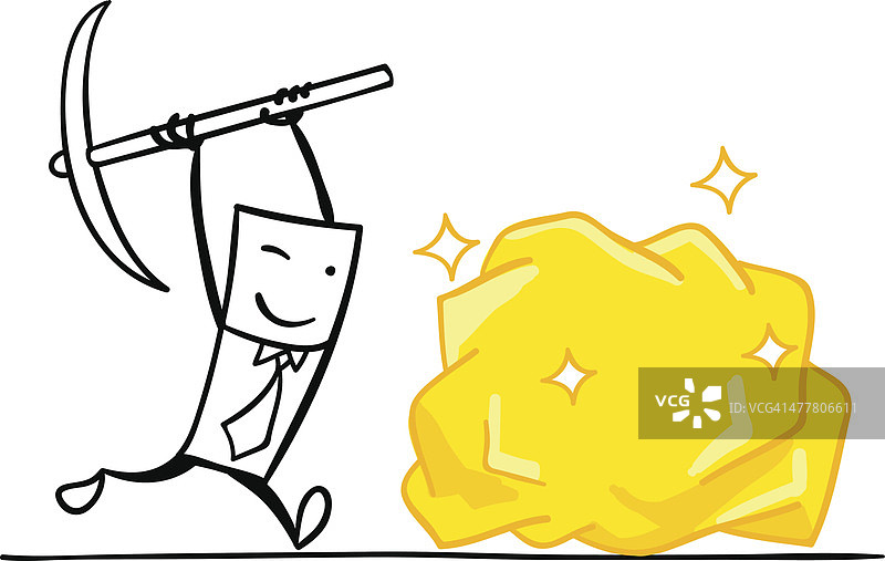 金矿开采图片素材