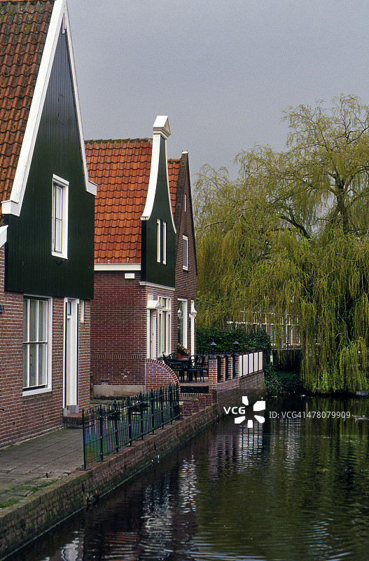 阿姆斯特丹郊外的埃丹小镇图片素材