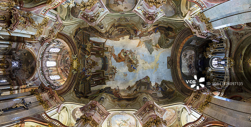 布拉格圣尼古拉斯教堂图片素材