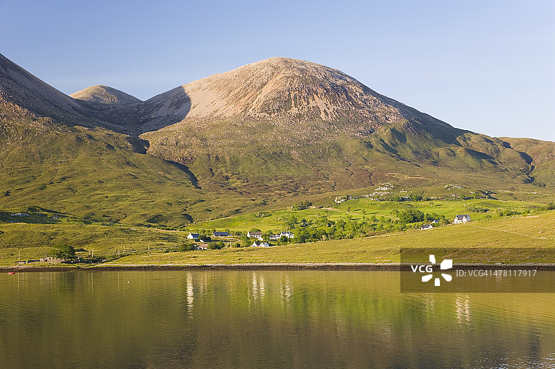 苏格兰斯凯岛托林的斯拉平湖景色图片素材