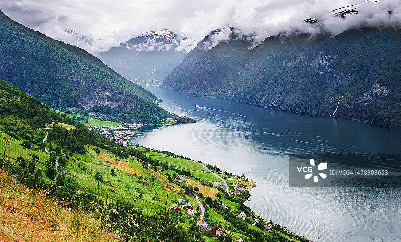 挪威艾于兰峡湾图片素材