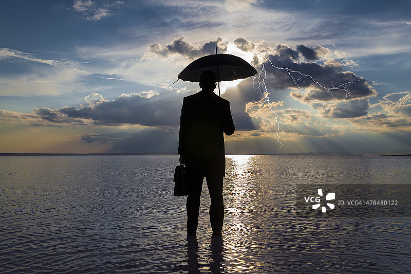 陷入困境的商人图片素材