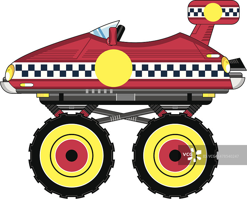 怪物卡车跑车图片素材