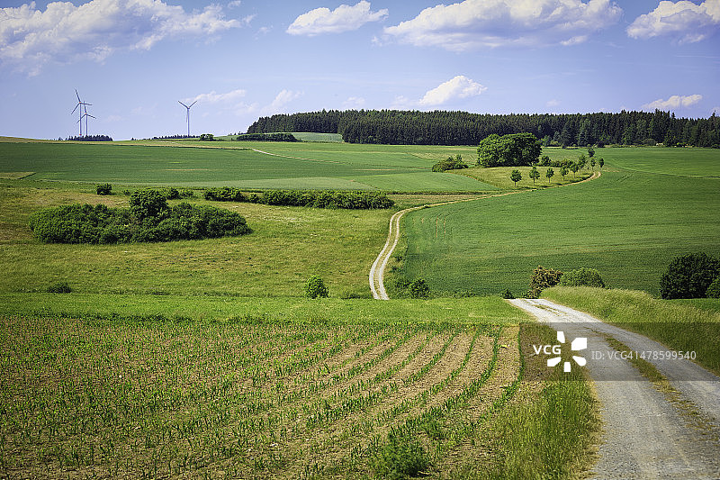 农场道路图片素材