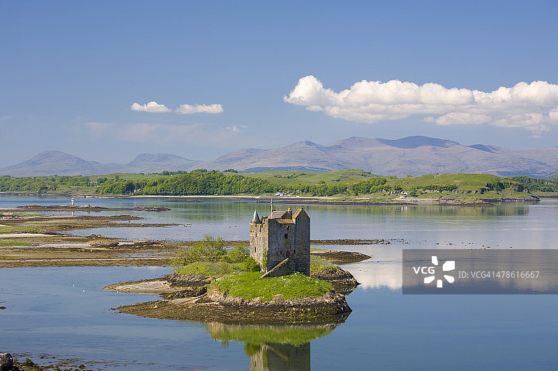 苏格兰阿盖尔-比特城堡风光图片素材