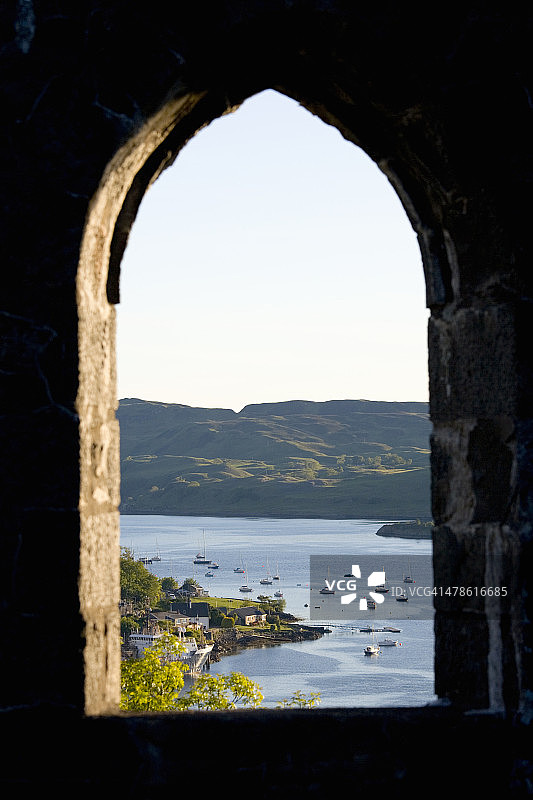 麦凯格塔，位于苏格兰阿盖尔-比特的奥班图片素材