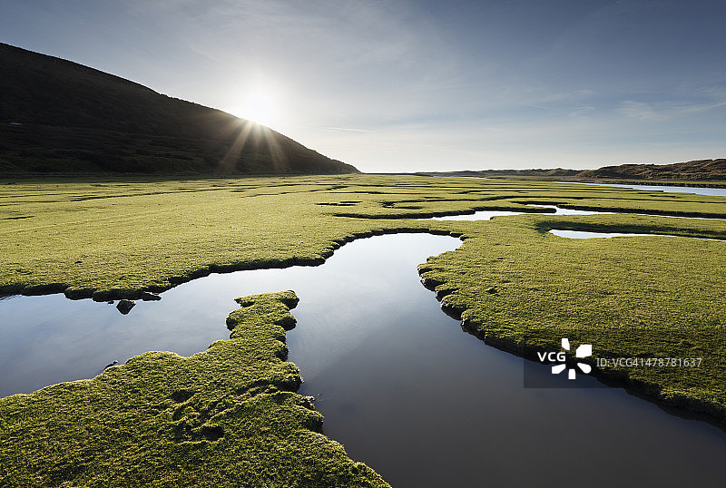 陆地与水域图片素材