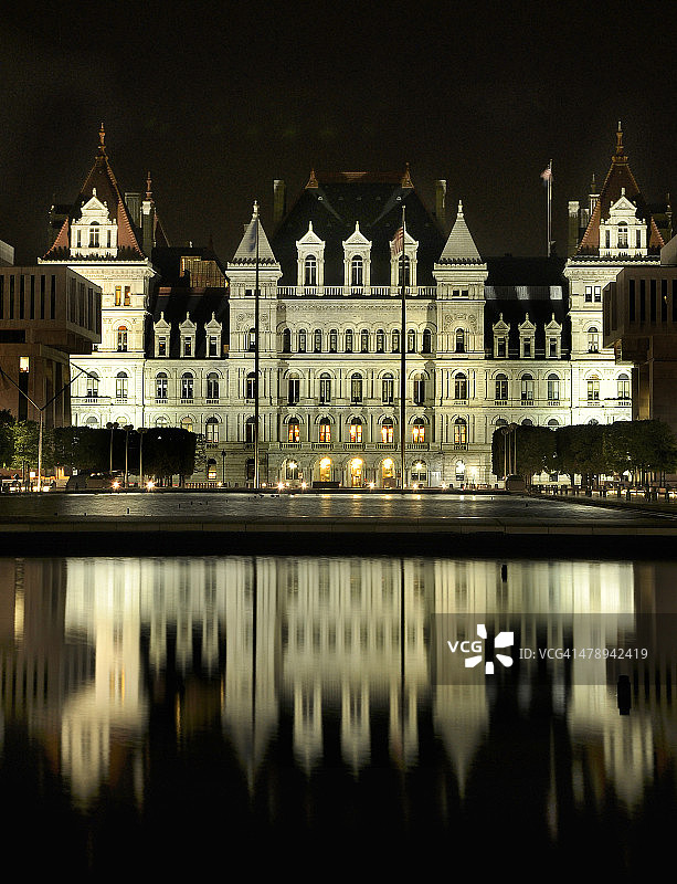 灯火通明，大城市!图片素材