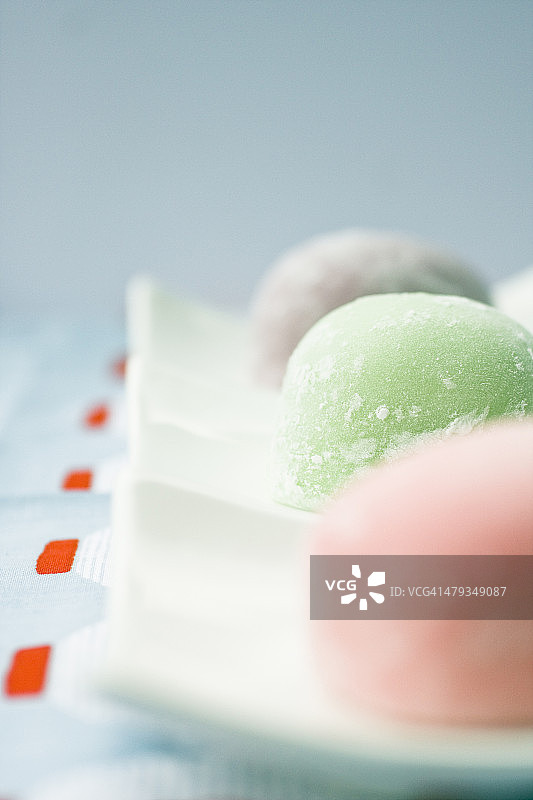 彩色大福饼图片素材