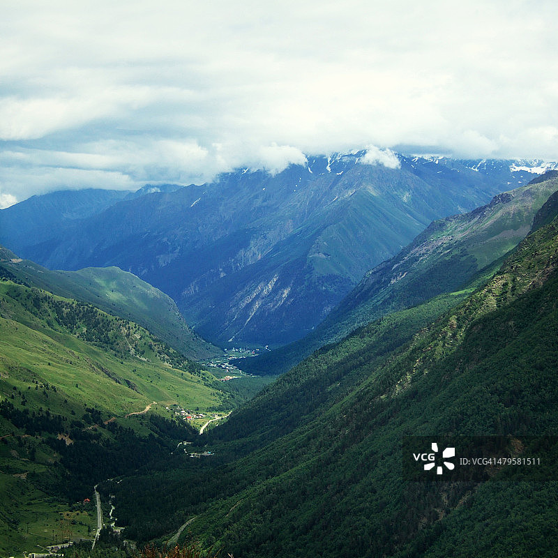 巴克桑山谷图片素材