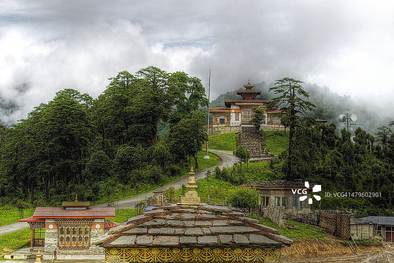 不丹：云中国度图片素材