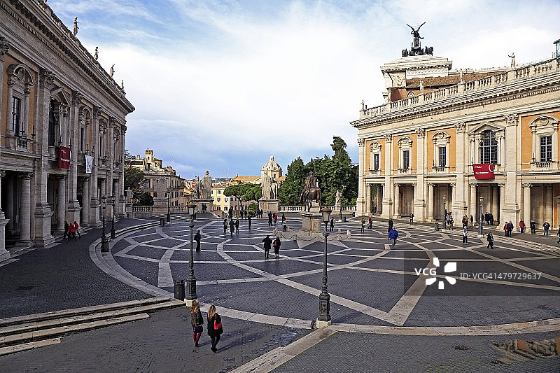 意大利罗马卡比托利欧广场图片素材