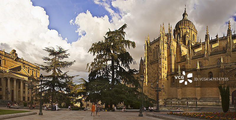 阿纳亚广场的新大教堂景观图片素材