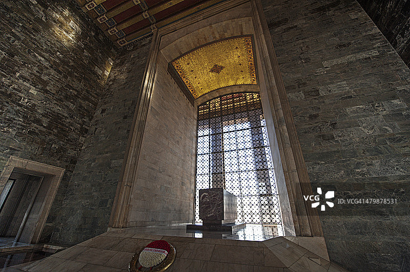 安卡拉的穆斯塔法·凯末尔·阿塔图尔克陵墓图片素材