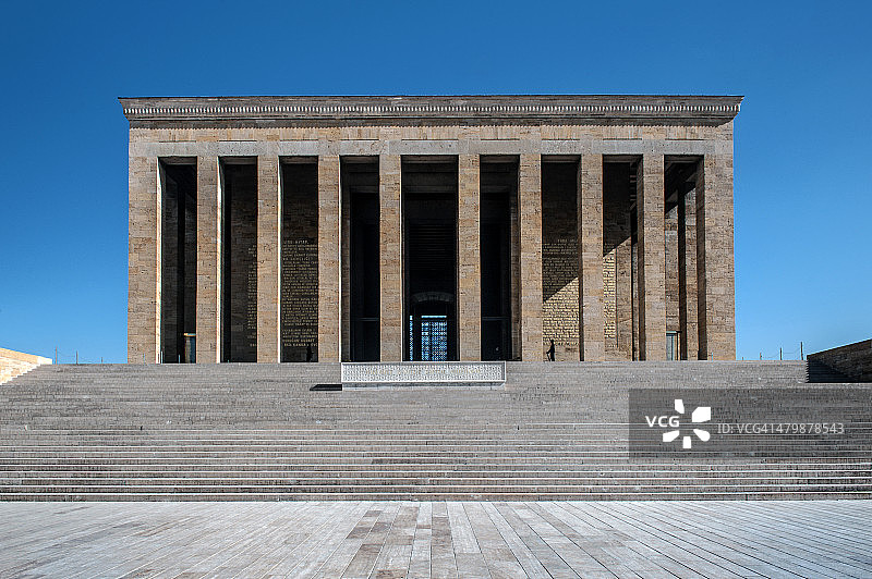 安卡拉的穆斯塔法·凯末尔·阿塔图尔克陵墓图片素材
