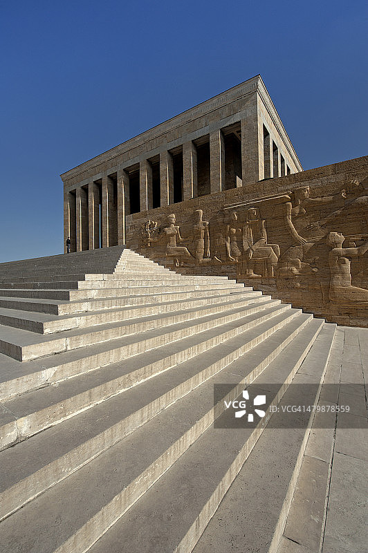 安卡拉的穆斯塔法·凯末尔·阿塔图尔克陵墓图片素材