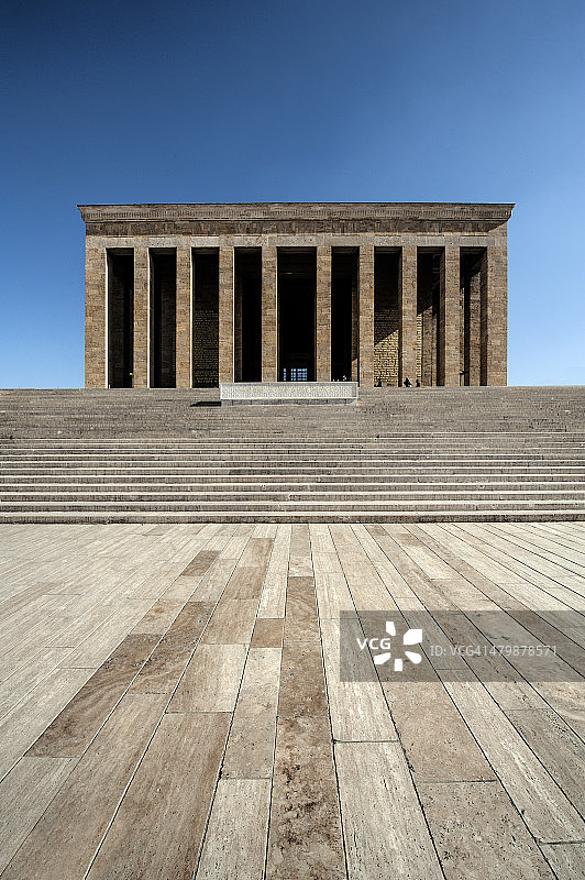 安卡拉的穆斯塔法·凯末尔·阿塔图尔克陵墓图片素材