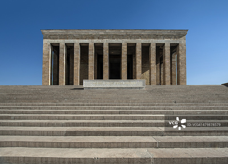 安卡拉的穆斯塔法·凯末尔·阿塔图尔克陵墓图片素材