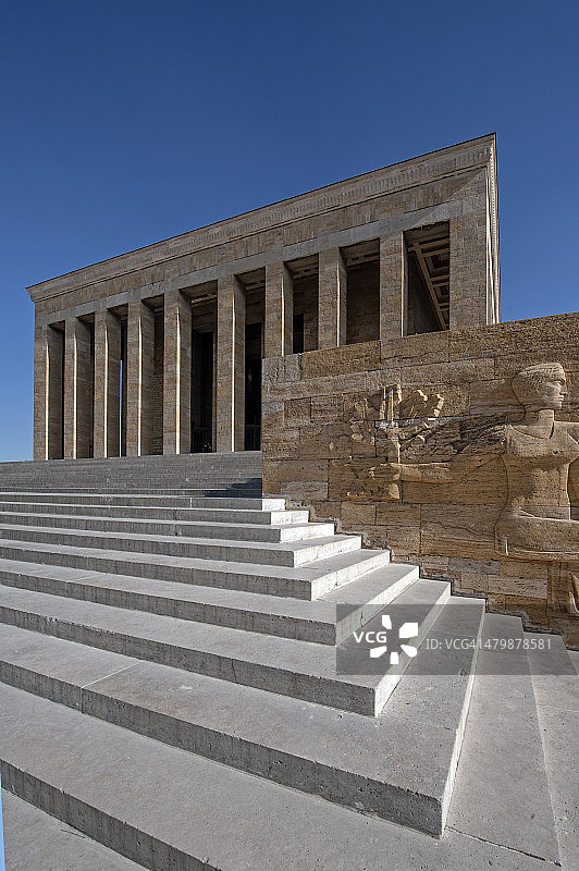 安卡拉的穆斯塔法·凯末尔·阿塔图尔克陵墓图片素材