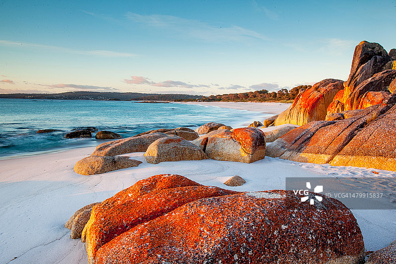 澳大利亚塔斯马尼亚火焰湾图片素材