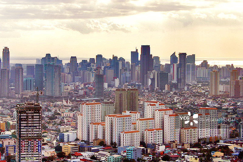 马卡蒂和曼达卢永图片素材