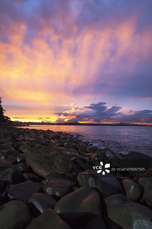 澳大利亚昆士兰努萨岬日落图片素材